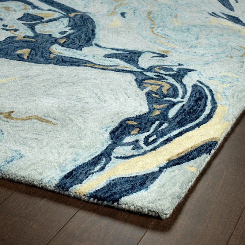 Marble Collection - 5' X 7'9" - Blue