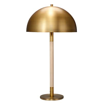 Jamie Young Merlin Wood and Metal Table Lamp
