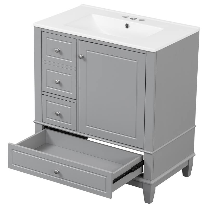 Christopher Knight Home 30" Stylish and Functional Bathroom Vanity with Sink