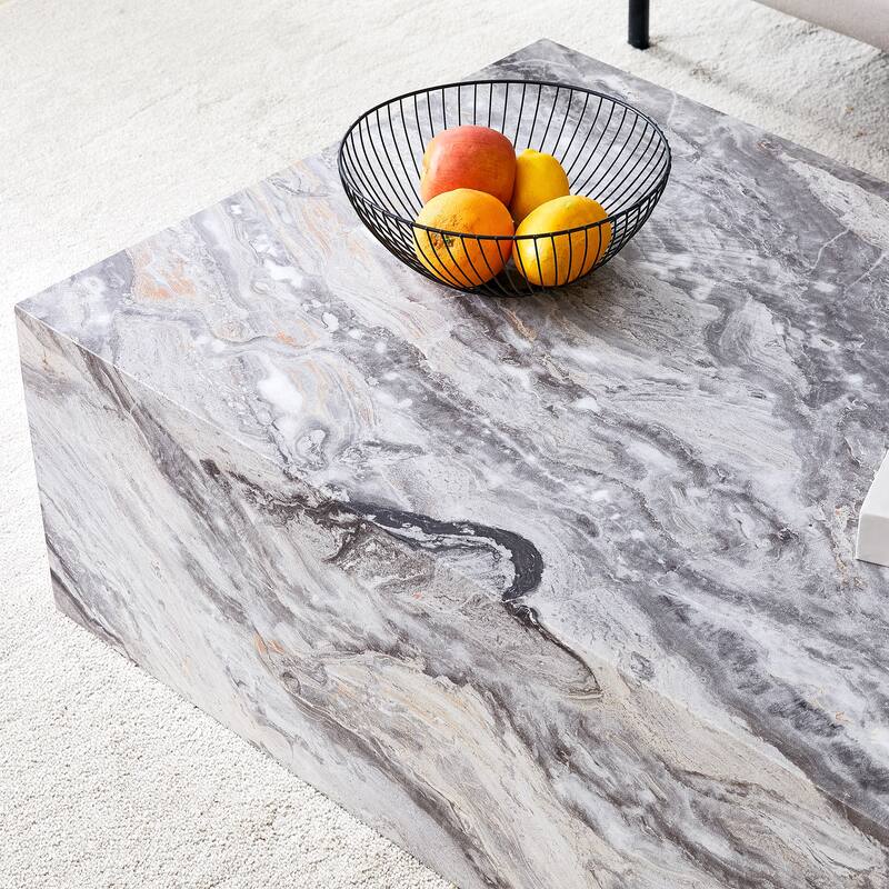 Rectangular Wooden Coffee Table, Living Room Center Table