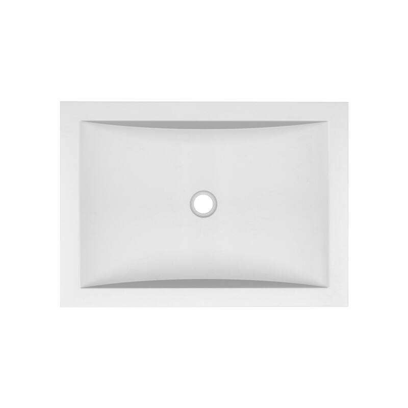 Cabrillo 21-inch NativeStone Undermount Bathroom Sink - 20.75" x 14.75" x 5"