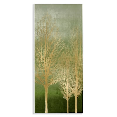 Stupell Tranquil Gold Branches Wall Plaque Art Design By Kate Bennett