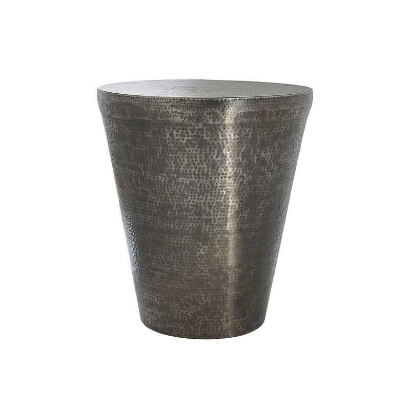 Accent Table, Drum, Side, End, Nightstand, Lamp, Living Room, Bedroom, Metal, Contemporary, Modern