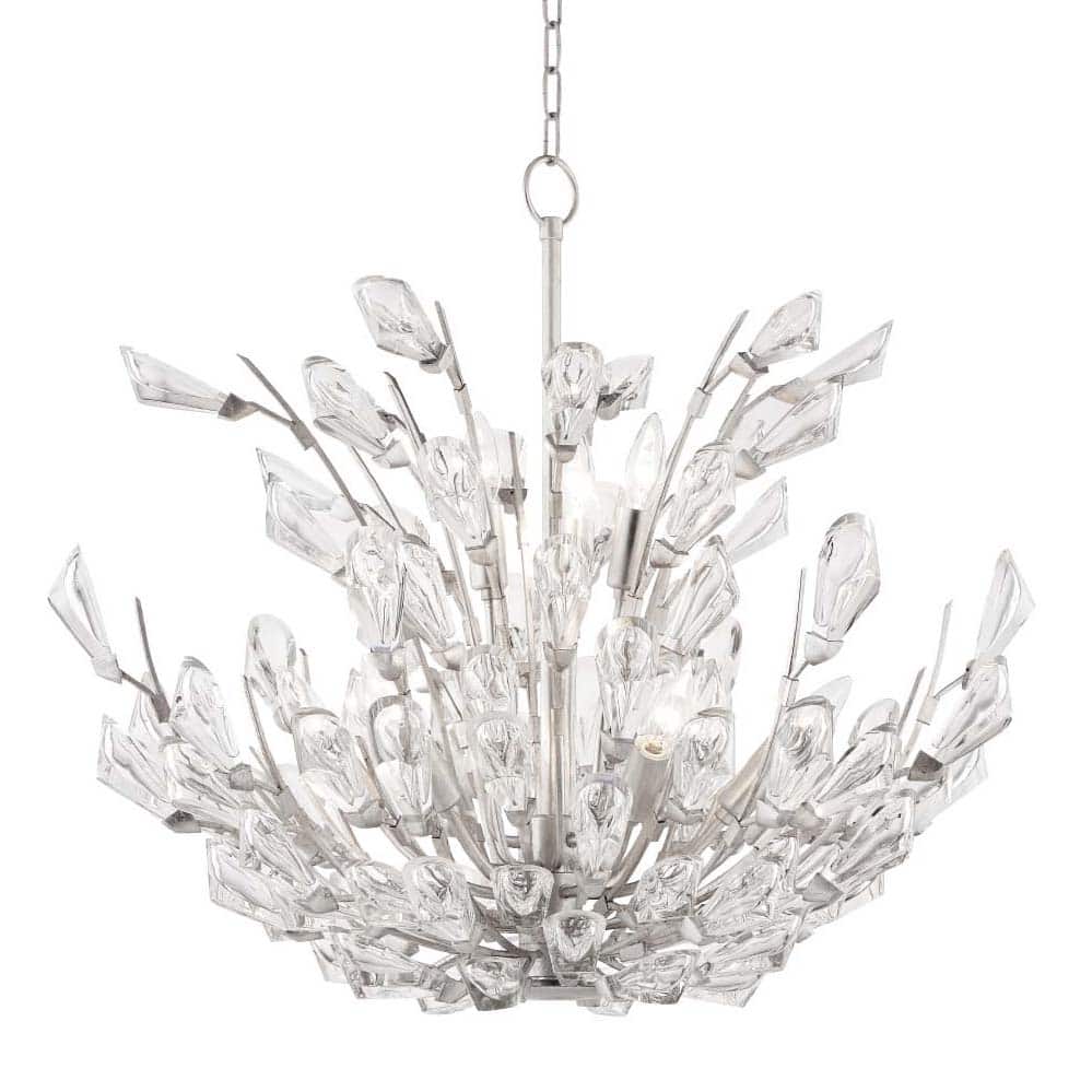 Hudson Valley Lighting Tulip 9 Light 28" Wide Crystal Chandelier