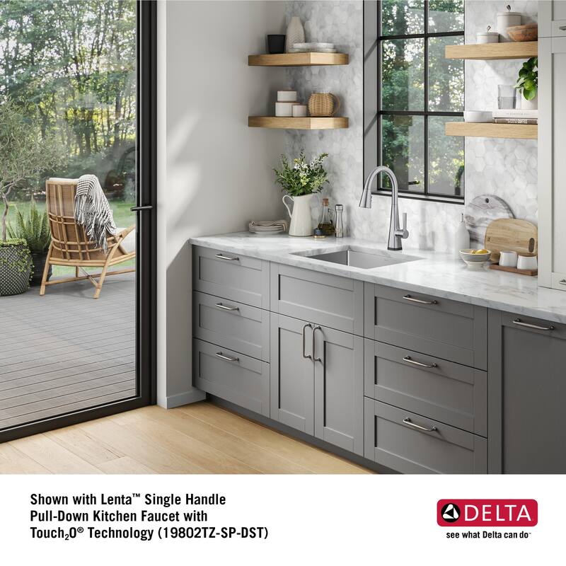 Delta 953034-23S Lenta 23” Undermount 16 Gauge Stainless Steel Single