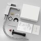 preview thumbnail 7 of 19, Eviva Lux Single-Handle Waterfall Single-Hole Bathroom Faucet with Deckplate Included