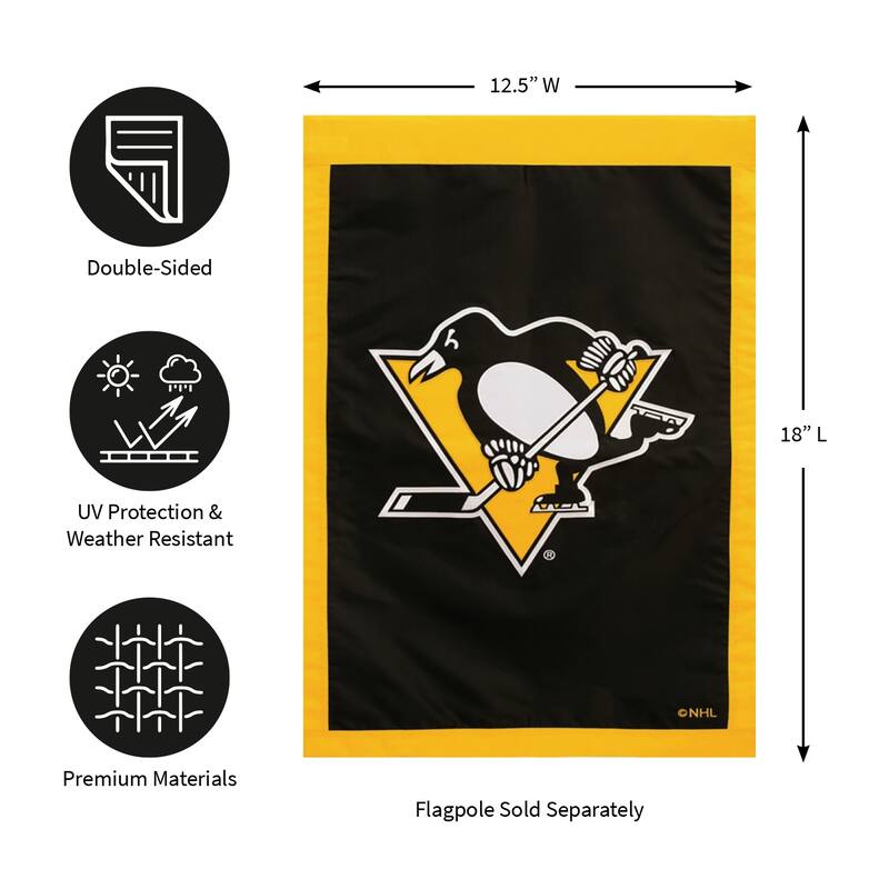 Philadelphia Flyers, Suede Garden Flag Justin Patten