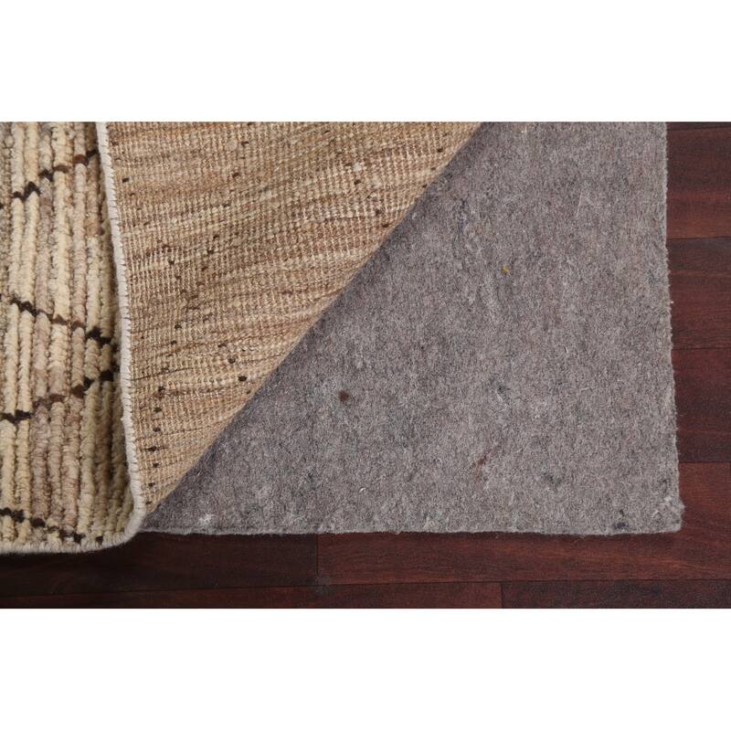 Trellis Moroccan Oriental Hallway Runner Rug Hand-knotted Wool Carpet - 3'3" x 10'1"