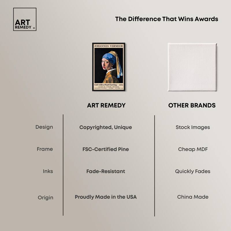 Girl with a Pearl Earring Canvas by Art Remedy