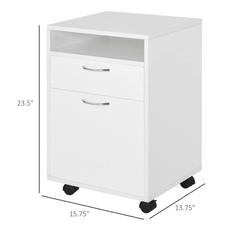 Mobile Storage with Drawer and Castors Bed Bath & Beyond