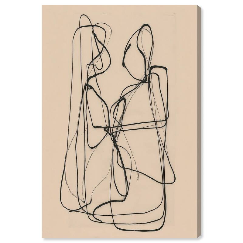 Embrace of Lines I Canvas by Art Remedy, Gallery Wrapped - 20" x 30"