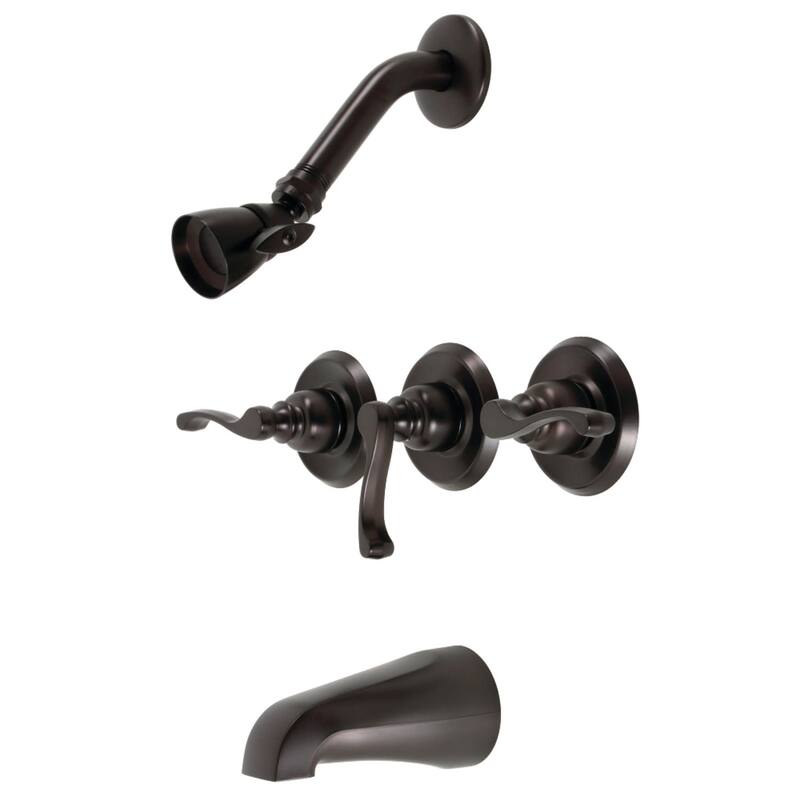 Kingston Brass KB23.FL Royal Tub and Shower Trim Package with 1.8 GPM