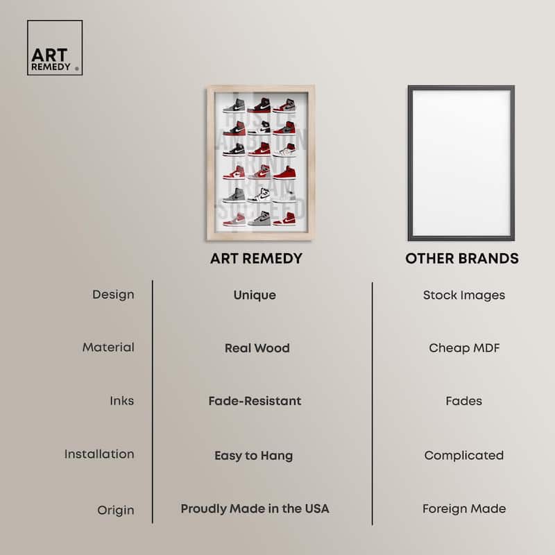Ambition Grind Sneakers Shadowbox by Art Remedy