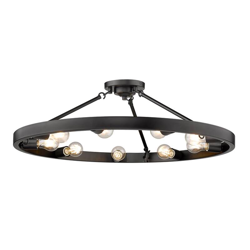 Castile 6 Light Semi-Flush - 9 Light