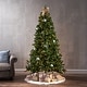 preview thumbnail 5 of 13, Faux Noble Fir 7-foot Christmas Tree by Christopher Knight Home - 48.00" L x 48.00" W x 84.00" H Clear