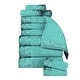 preview thumbnail 8 of 69, Superior Wisteria Cotton Floral Jacquard 12 Piece Bathroom Towel Set
