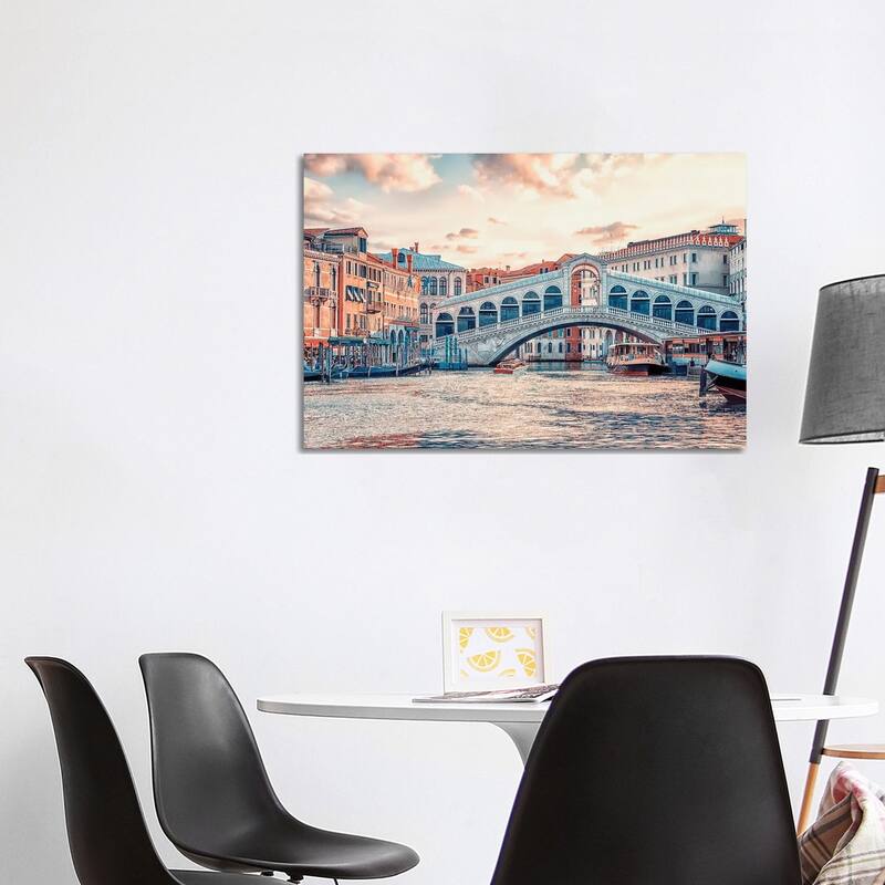 iCanvas "Ponte Di Rialto" by Manjik Pictures Canvas Print - 26x40x1.5