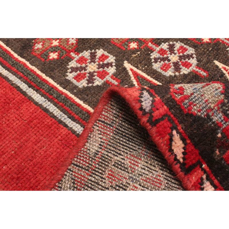 ECARPETGALLERY Hand-knotted Andelz Red Wool Rug - 3'7 x 5'10