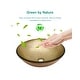 preview thumbnail 23 of 28, Artistic Tempered Glass Vessel Bathroom Sink with Faucet and Pop-up Drain
