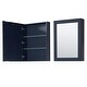 preview thumbnail 27 of 71, Daria 60 Inch Double Vanity, Cultured Marble Top, Medicine Cabinets