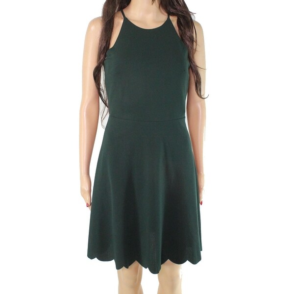 emerald green casual dress