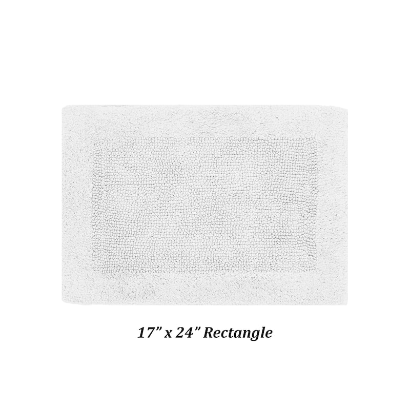 Better Trends Bath Rugs 100% Cotton Tufted Soft & Water Absorbent Bathroom Rug for Shower, Sink Bath Mats Edge Collection