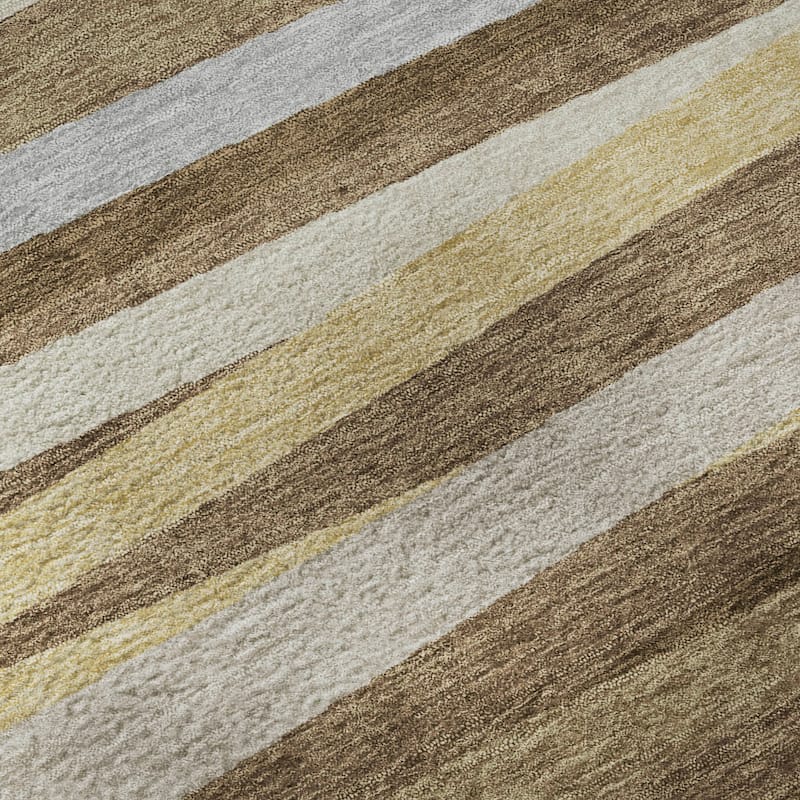Premium Washable Super Soft Modern Stripes Mayfield Rug