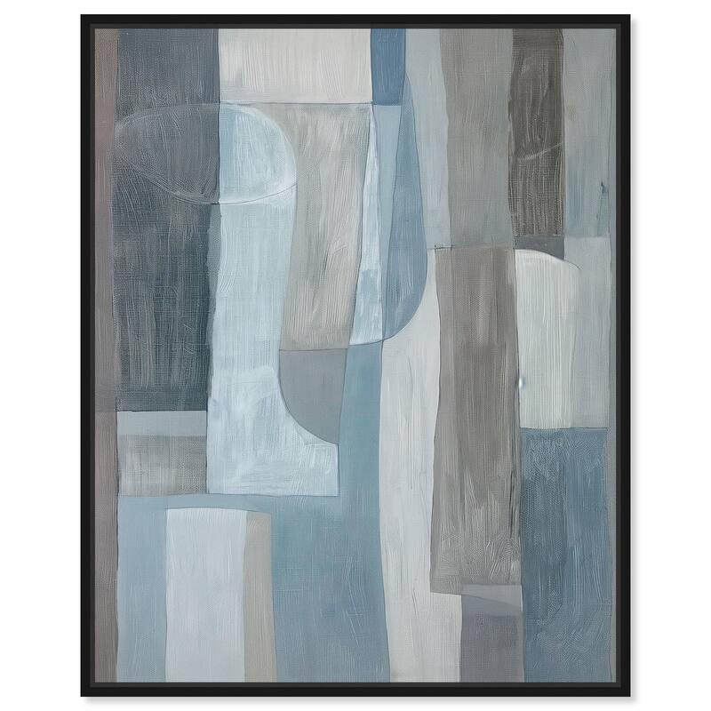 Tessellated Tones III Canvas by Art Remedy - Black - 36" x 45"