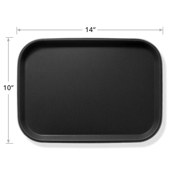 (Set of 2) Rectangular Restaurant Serving Trays, NSF Food Service Tray