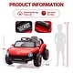 preview thumbnail 12 of 26, 12V Licensed Volkswagen Beetle Ride-On Car for Kids with Remote Control, Battery Powered Electric Vehicle Toy