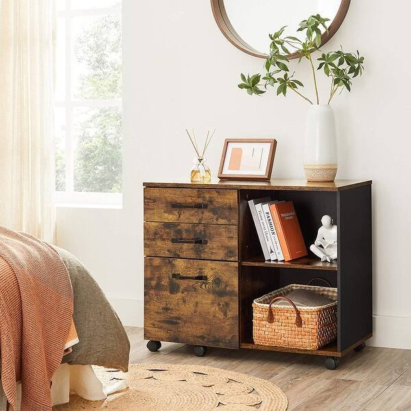 VASAGLE Industrial 3Drawer File Lateral Filing