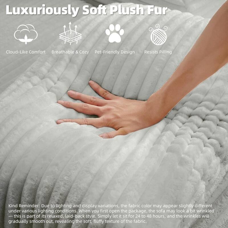 Rossetta Corduroy Upholstered Modern Oversized Chaise Lounge Chair