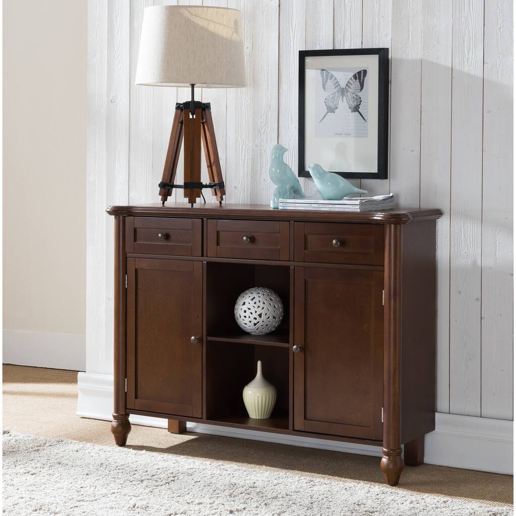 Sideboard Buffet Cabinet Console Table, Walnut