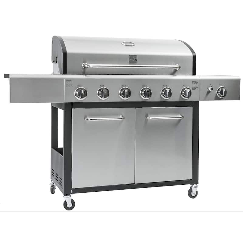 Kenmore 6-Burner Propane Gas Grill with Side Burner