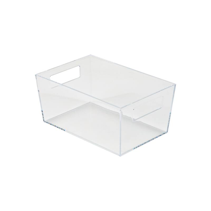 Simplify Small Storage Bin in Clear - 9" x 6" x 4"