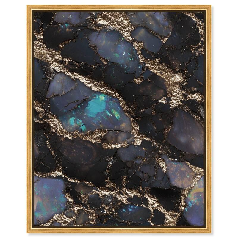 Astral Firelight Canvas by Art Remedy - 30" x 36" - Gold