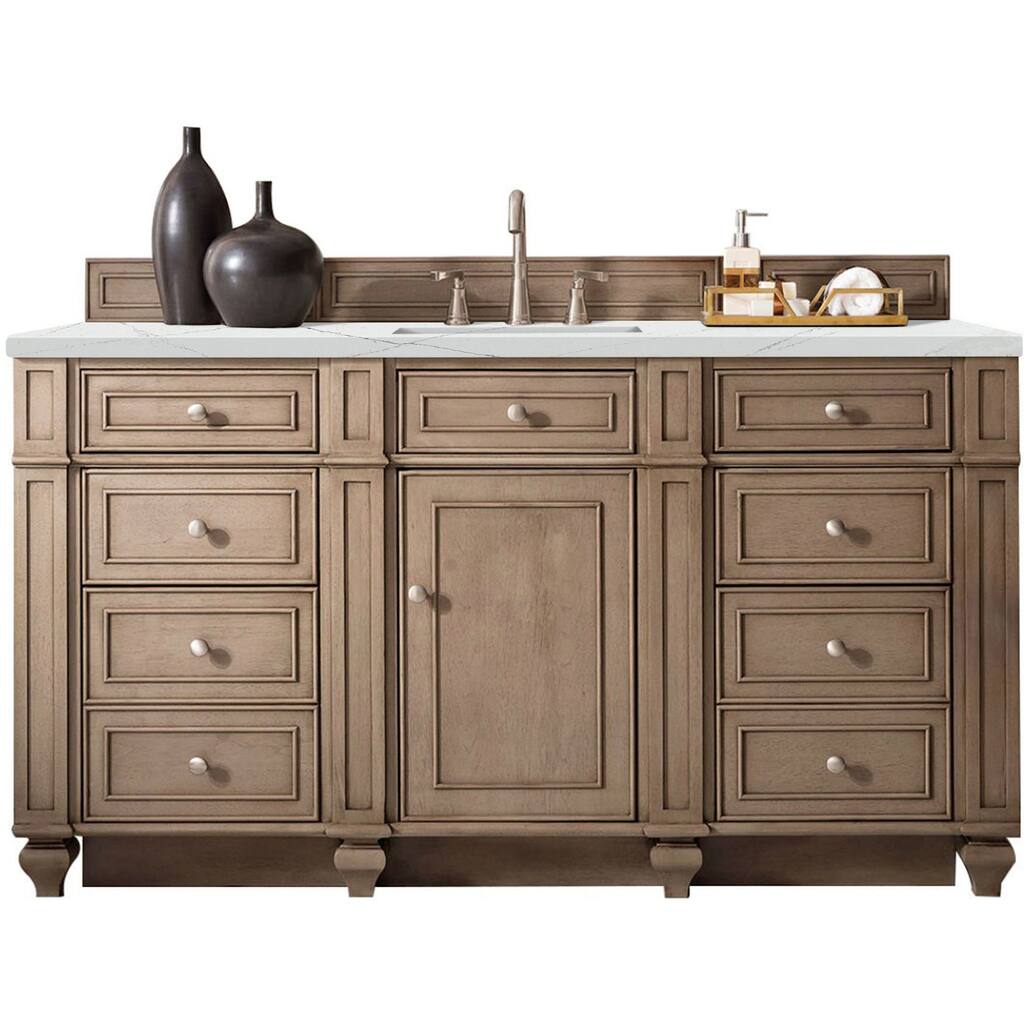 James Martin Vanities 157-V60S-FENC Bristol 60" Free Standing Single