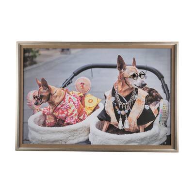Clever Canines Framed Art Print