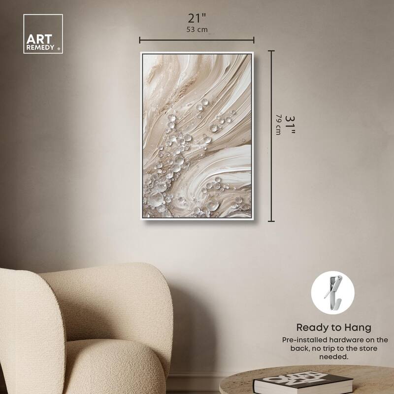 Viscous Veils III Canvas by Art Remedy