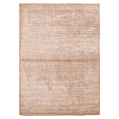 ECARPETGALLERY Hand Loomed Kashkuli Gabbeh Beige Viscose Rug - 5'8 x 7'10