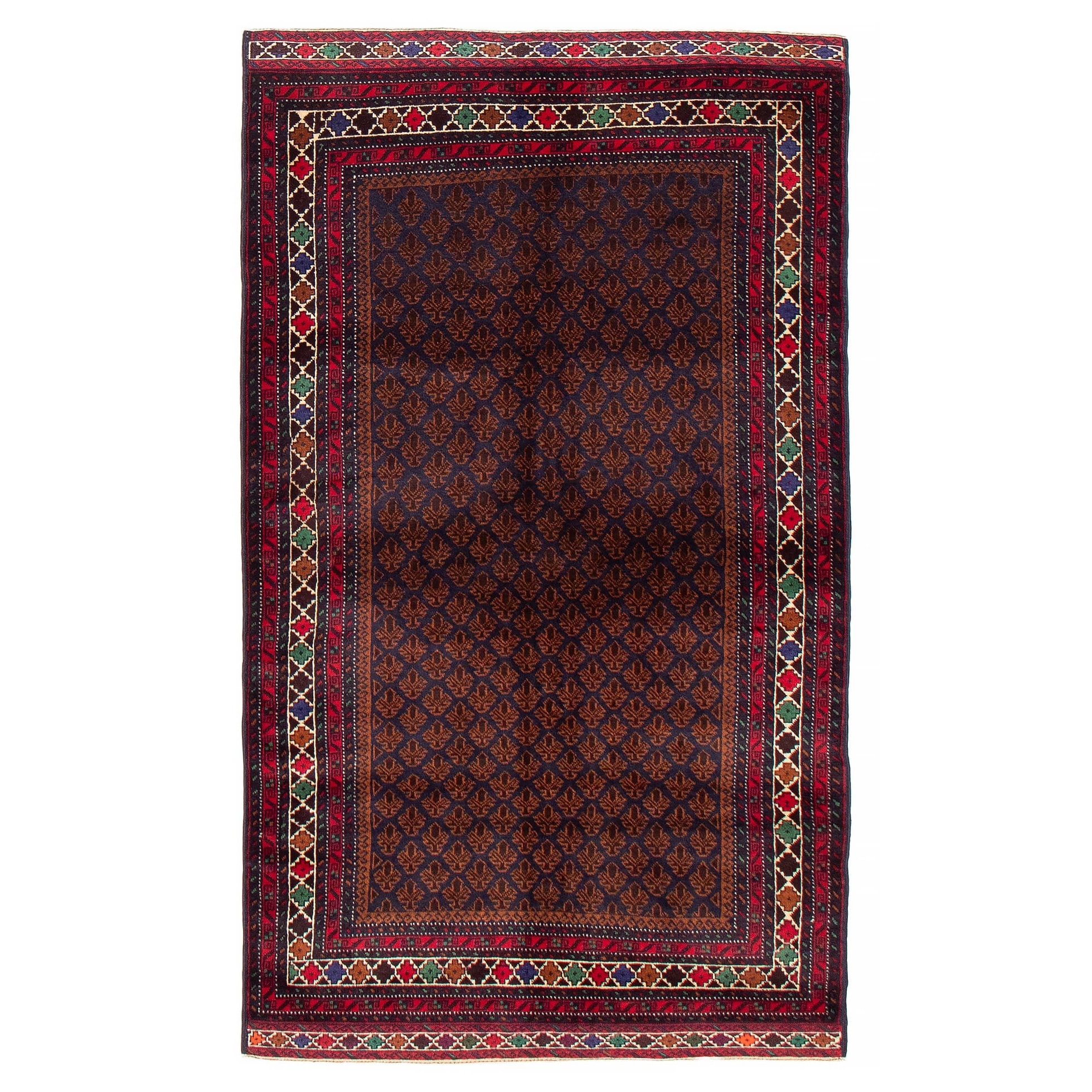Teimani Navy Rug 3'10" x 6'8" - 3'10 x 6'8