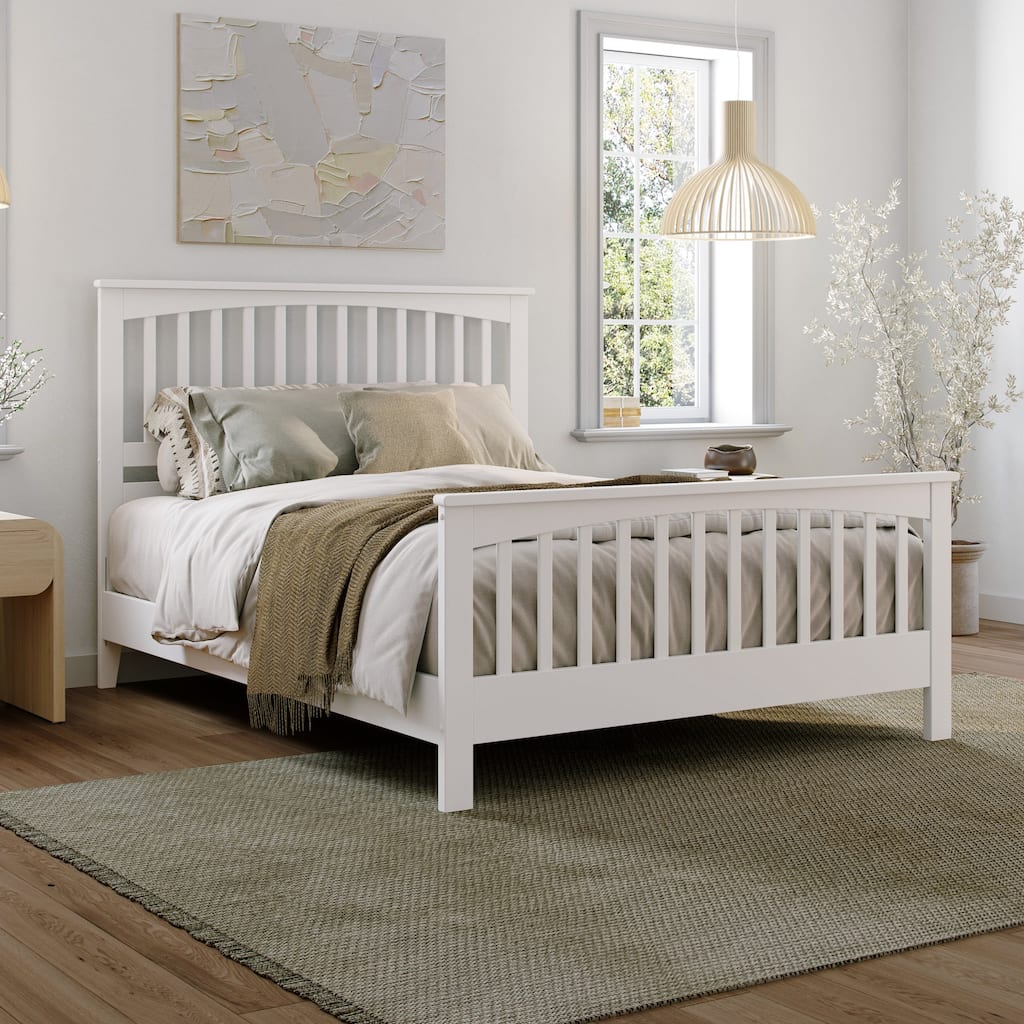 Camilla Low Profile Platform Bed with Matching Footboard