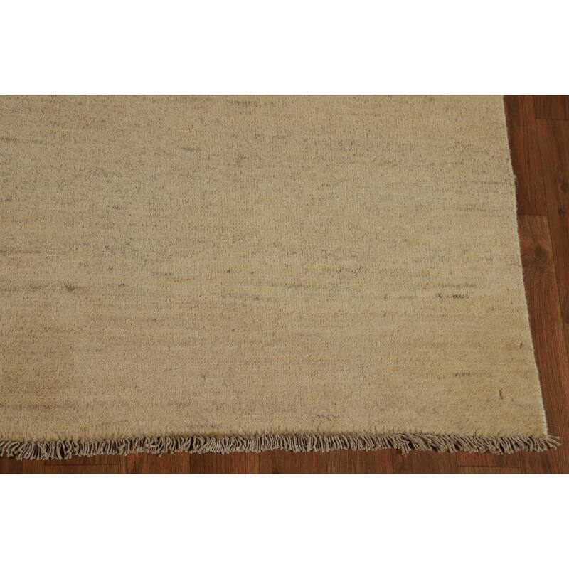 Modern Gabbeh Oriental Area Rug Handmade Bedroom Wool Carpet - 5'0" x 6'8"