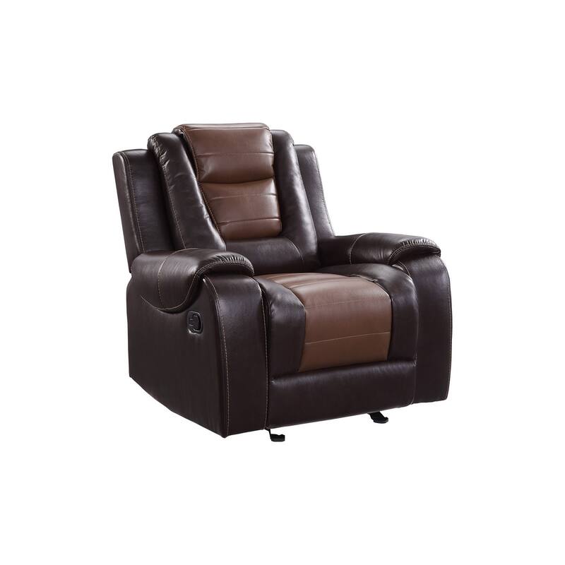 Grete Brown Premium Faux Leather Living Room Set