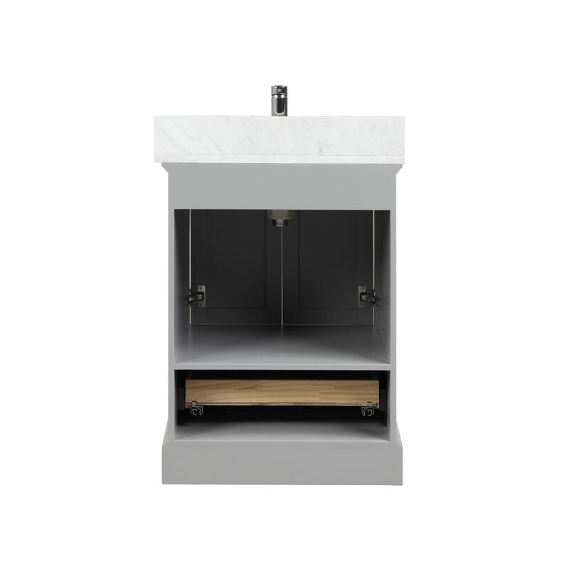Blossom Copenhagen 24" Bathroom Vanity with Marble Top & Ceramic Sink