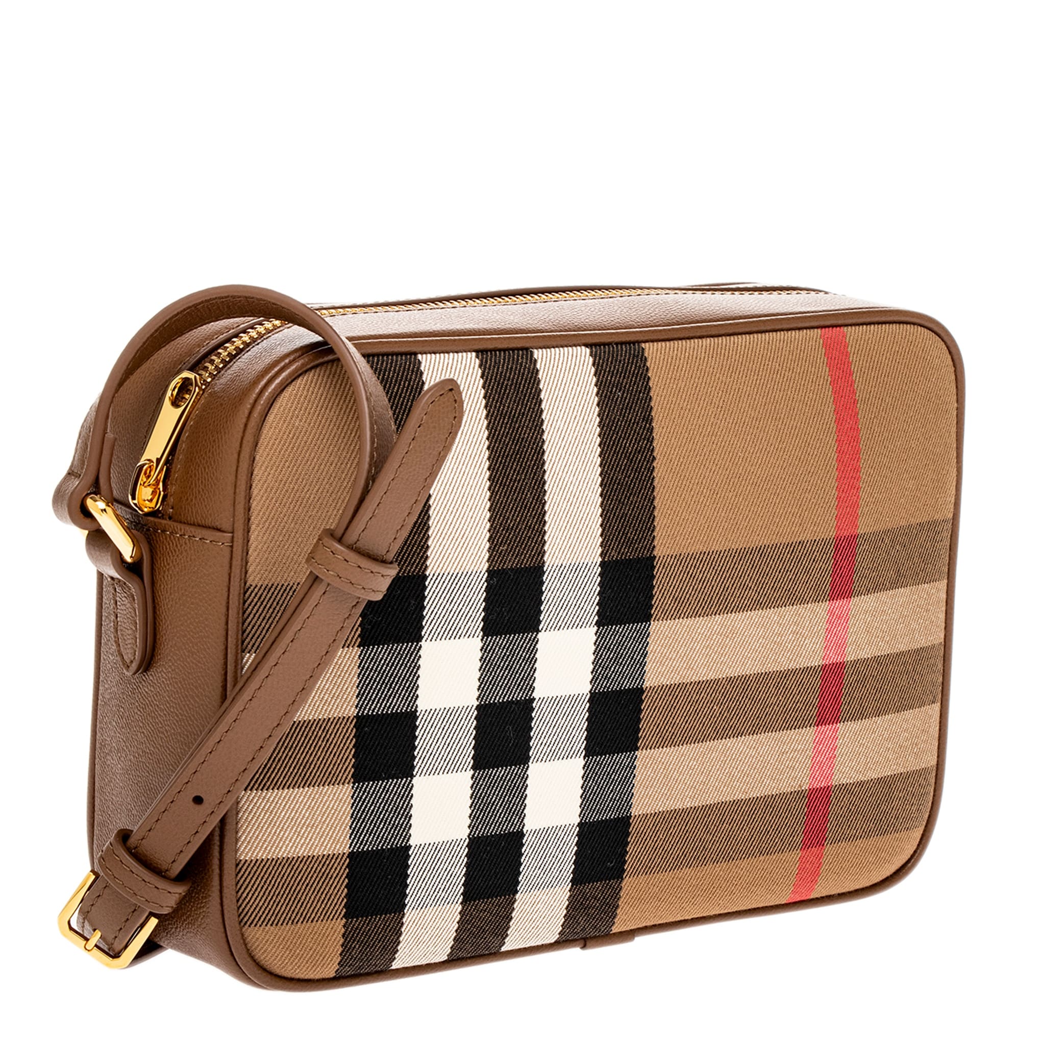 ショルダーバッグ BURBERRY 'Check' crossbody bag Beige Burberry Beige Check Crossbody Bag | ssense | REVERSIBLE