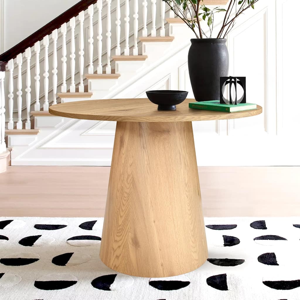 35" Fixed Pedestal Dining Table