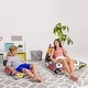 preview thumbnail 7 of 47, Multicolor Premium Bean Bag Twist Chair