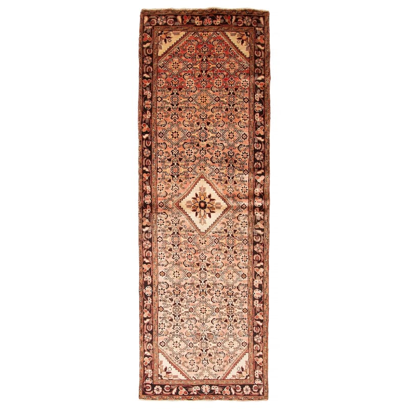 ECARPETGALLERY Hand-knotted Andelz Copper Wool Rug - 3'3 x 10'2 - Copper - 3'3 x 10'2
