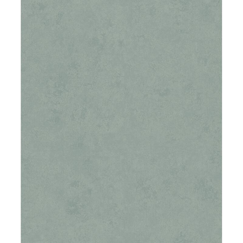 Galerie Wallcoverings Terra Collection Textured Plaster Matte Finish Clay Ink on Non-Woven Wallpaper Roll - 33-feet long x 21-inches wide - Blue